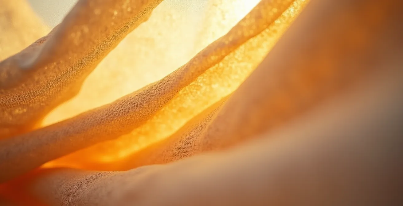 Comparison view of sailcloth tent interior showing soft diffused lighting versus harsh shadows